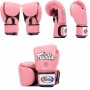 Fairtex BGV1BR "Breathable" Боксерские Перчатки Тайский Бокс c Сеткой Розовые